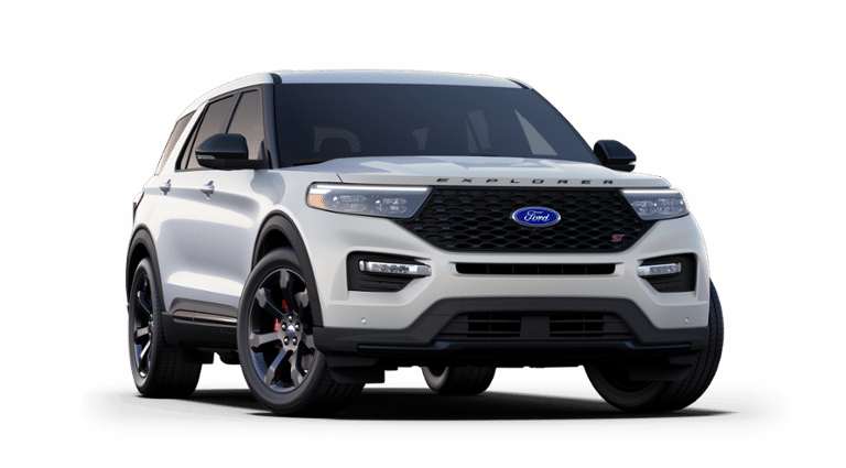 21 Ford Explorer St Star White 3 0l Ecoboost V6 Engine With Auto Start Stop Technology Cabot Ford Lincoln